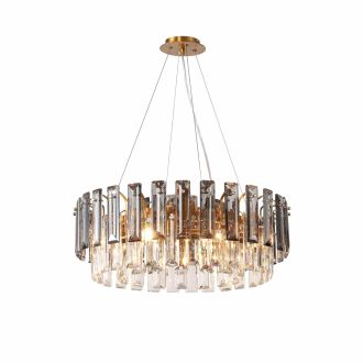 Подвесная люстра Stilfort Ton 2159/05/08P, 8×E14 по 40 Вт, бронзовый/прозрачный