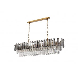 Подвесная люстра Stilfort Ton 2159/05/12PL, 12×E14 по 40 Вт, бронзовый/прозрачный