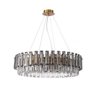 Подвесная люстра Stilfort Ton 2159/05/12P, 12×E14 по 40 Вт, бронзовый/прозрачный