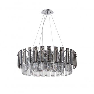 Подвесная люстра Stilfort Ton 2159/09/08P, 8×E14 по 40 Вт, хром/прозрачный