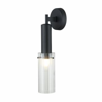 Бра Stilfort Wunder 2160/02/01W, E14, 40 Вт, черный/прозрачный