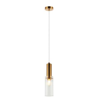 Подвесной светильник Stilfort Wunder 2160/05/01P, E14, 40 Вт, бронзовый/прозрачный
