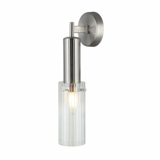 Бра Stilfort Wunder 2160/11/01W, E14, 40 Вт, никель/прозрачный