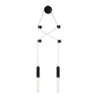 Бра Stilfort Satori 2161/02/02WP, 2×E14 по 40 Вт, черный/прозрачный
