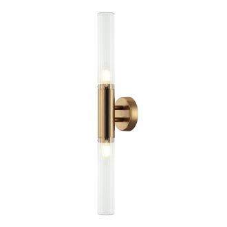 Бра Stilfort Satori 2161/05/02W, 2×E14 по 40 Вт, бронзовый/прозрачный