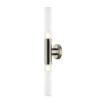 Бра Stilfort Satori 2161/11/02W, 2×E14 по 40 Вт, никель/прозрачный