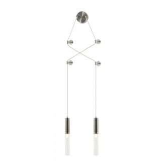 Бра Stilfort Satori 2161/11/02WP, 2×E14 по 40 Вт, никель/прозрачный