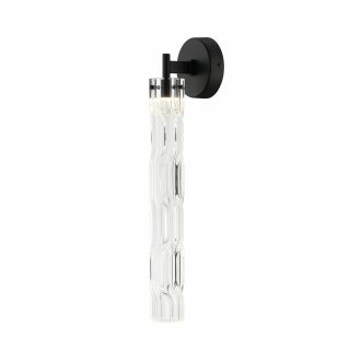 Бра Stilfort Still 2163/02/01W, LED 6 Вт, черный/прозрачный, современный стиль