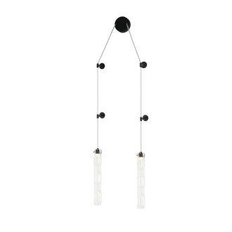 Бра Stilfort Still 2163/02/02WP, LED 24 Вт, черный/прозрачный