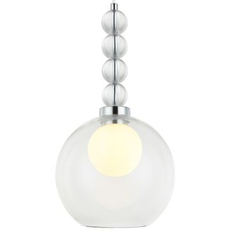 Подвесной светильник Stilfort Designo 2166/09/01P, G9, 5 Вт, хром/прозрачный
