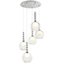 Подвесная люстра Stilfort Designo 2166/09/05P, 5×G9 по 5 Вт, хром/прозрачный Подвесная люстра Stilfort Designo 2166/09/05P, 5×G9 по 5 Вт, хром/прозрачный