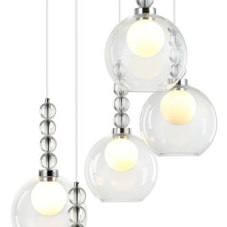 Подвесная люстра Stilfort Designo 2166/09/05P, 5×G9 по 5 Вт, хром/прозрачный