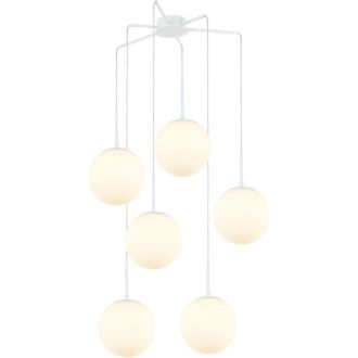 Каскадная люстра Stilfort Antell 2168/01/06P, 6×E27 по 40 Вт, белый