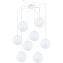 Каскадная люстра Stilfort Antell 2168/01/08P, 8×E27 по 40 Вт, белый