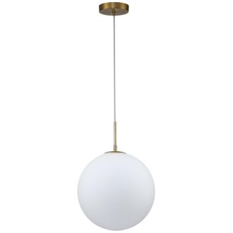 Подвесной светильник Stilfort Antell 2168/05/01PL, E27, 40 Вт, бронзовый/белый
