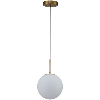 Подвесной светильник Stilfort Antell 2168/05/01PS, E27, 40 Вт, бронзовый/белый