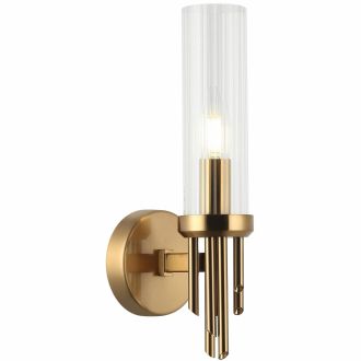 Бра Stilfort Graff 2170/05/01W, E14, 40 Вт, бронзовый/прозрачный