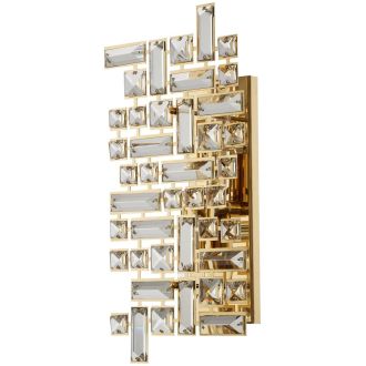 Бра Stilfort Tetrix 2171/03/02W, 2×E14 по 40 Вт, золотой/прозрачный
