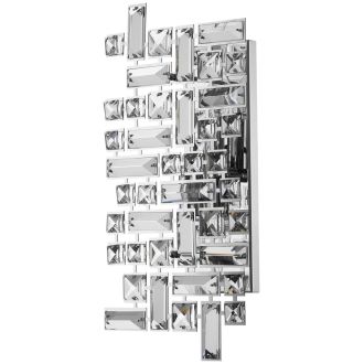Бра Stilfort Tetrix 2171/09/02W, 2×E14 по 40 Вт, хром/прозрачный