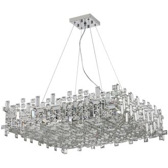 Подвесная люстра Stilfort Tetrix 2171/09/16P, 16×E14 по 40 Вт, хром/прозрачный