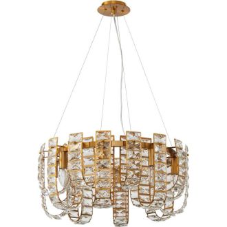 Подвесная люстра Stilfort Umiko 2172/05/08P, 8×E14 по 40 Вт, бронзовый/прозрачный