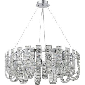 Подвесная люстра Stilfort Umiko 2172/09/12P, 12×E14 по 40 Вт, хром/прозрачный