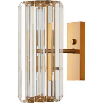 Бра Stilfort Twin 2175/05/02W, 2×G9 по 7 Вт, бронзовый/прозрачный
