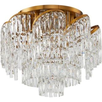 Накладная люстра Stilfort Sapparo 2176/05/12C, 12×E14 по 40 Вт, бронзовый/прозрачный