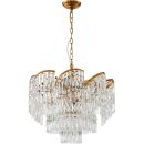 Подвесная люстра Stilfort Sapparo 2176/05/12P, 12×E14 по 40 Вт, бронзовый/прозрачный Подвесная люстра Stilfort Sapparo 2176/05/12P, 12×E14 по 40 Вт, бронзовый/прозрачный