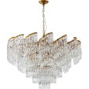 Каскадная люстра Stilfort Sapparo 2176/05/24P, 24×E14 по 40 Вт, бронзовый/прозрачный