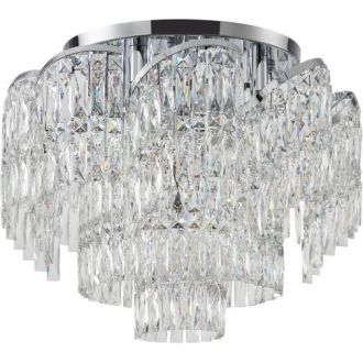 Накладная люстра Stilfort Sapparo 2176/09/12C, 12×E14 по 40 Вт, хром/прозрачный