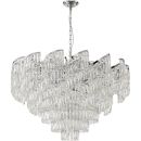 Каскадная люстра Stilfort Sapparo 2176/09/24P, 24×E14 по 40 Вт, хром/прозрачный
