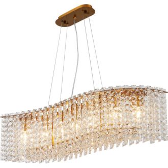 Подвесная люстра Stilfort Delone 2179/05/07PL, 7×E14 по 40 Вт, бронзовый/прозрачный
