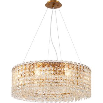 Подвесная люстра Stilfort Delone 2179/05/08P, 8×E14 по 40 Вт, бронзовый/прозрачный