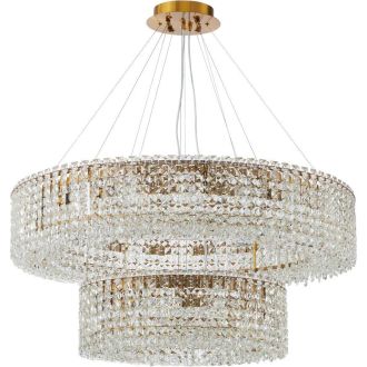 Подвесная люстра Stilfort Delone 2179/05/26P, 26×E14 по 40 Вт, бронзовый/прозрачный