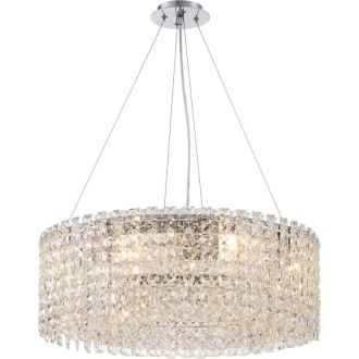 Подвесная люстра Stilfort Delone 2179/09/08P, 8×E14 по 40 Вт, хром/прозрачный