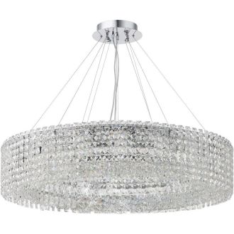 Подвесная люстра Stilfort Delone 2179/09/12P, 12×E14 по 40 Вт, хром/прозрачный