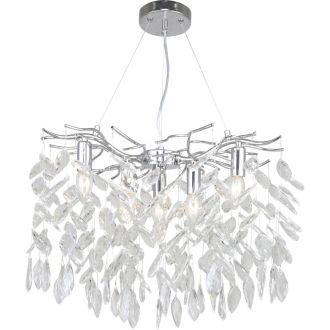 Подвесная люстра Stilfort Ramo 2180/09/06P, 6×E14 по 40 Вт, хром/прозрачный
