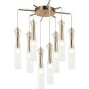 Подвесная люстра Stilfort Monne 2184/05/08P, 8×E14 по 40 Вт, бронзовый/прозрачный Подвесная люстра Stilfort Monne 2184/05/08P, 8×E14 по 40 Вт, бронзовый/прозрачный