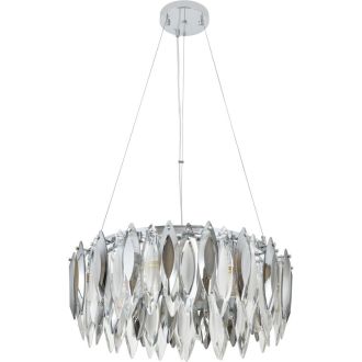 Подвесная люстра Stilfort New Ton 2186/09/08P, 8×E14 по 40 Вт, хром/прозрачный