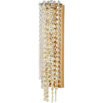 Бра Stilfort Rain of Crystal 2187/03/02W, 2×E14 по 40 Вт, золотой/прозрачный