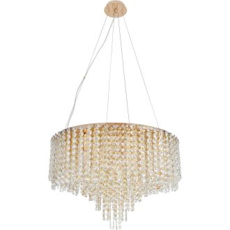 Подвесная люстра Stilfort Rain of Crystal 2187/03/12P, 12×E14 по 40 Вт, золотой/прозрачный