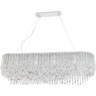 Подвесная люстра Stilfort Rain of Crystal 2187/09/13PL, 13×E14 по 40 Вт, хром/прозрачный
