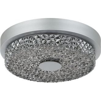 Накладная люстра Stilfort Stat 2191/06/03C, 3×E14 по 40 Вт, никель/серый