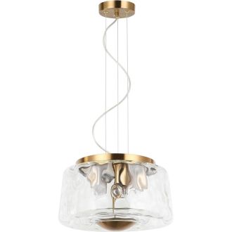Подвесной светильник Stilfort Perfecto Light 2193/05/05P, 5×E27 по 40 Вт, бронзовый/прозрачный