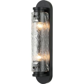 Бра Stilfort Asti 2194/02/02W, 2×E27 по 40 Вт, черный/прозрачный