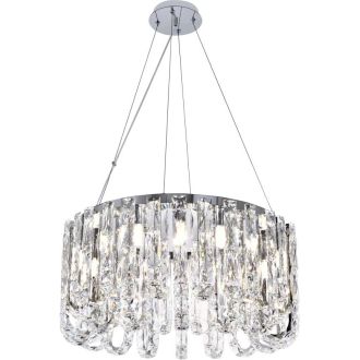 Подвесная люстра Stilfort Umiko 2 2195/09/16P, G9, хром/прозрачный