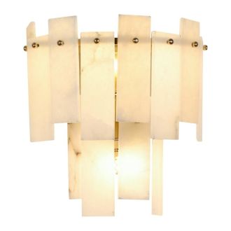 Бра Stilfort Spanish Stone 2197/05/03W, G9, бронзовый/белый, модерн стиль