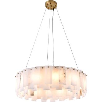 Подвесная люстра Stilfort Spanish Stone 2197/05/12P, G9, бронзовый/белый