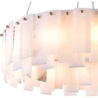 Подвесная люстра Stilfort Spanish Stone 2197/05/12P, G9, бронзовый/белый